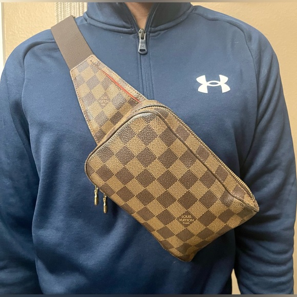 LOUIS VUITTON Damier Ebene Geronimos